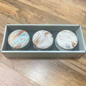 Agneau • Aromatherapy Scented Candles Yoga New in Box
